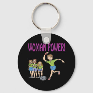 Der Bowlings-Team der Frauen Schlüsselanhänger