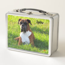 Der Boxer-Hund - Personalisierte Metal-Lunch Box