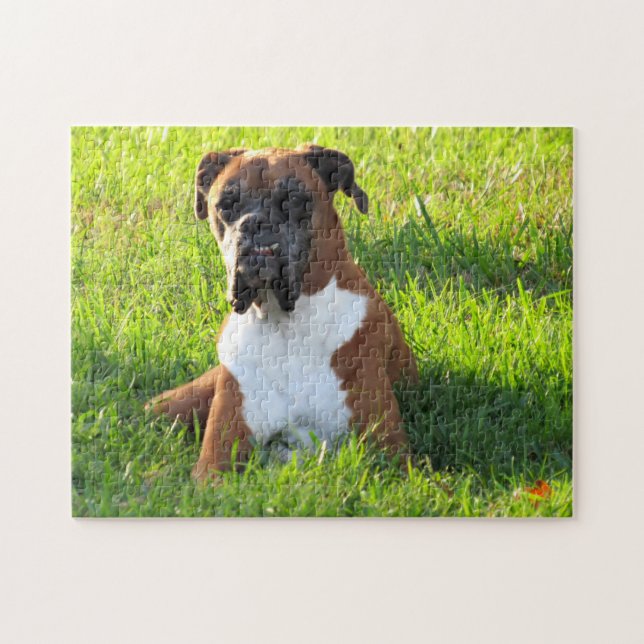 Der Boxer-Hund - Puzzle (Horizontal)