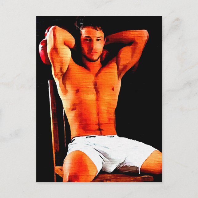 Der Boxer Postkarte (Vorderseite)