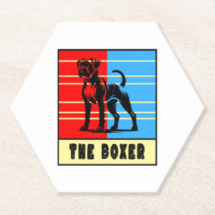 Der Boxer - Starke Hündin Untersetzer