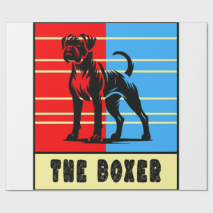 Der Boxer - Starker Hund Geschenkpapier