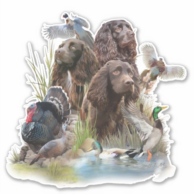 Der Boykin Spaniel Aufkleber (Vorderseite)