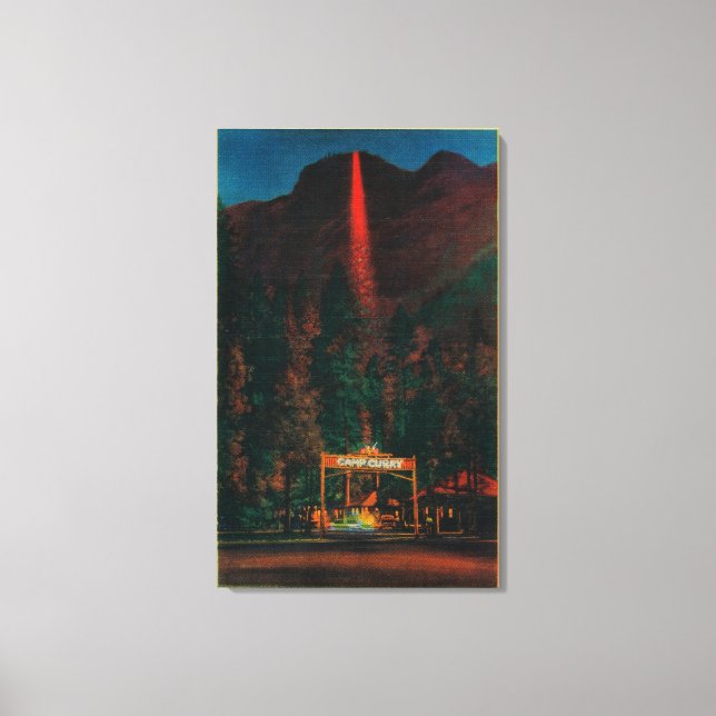 Der Brandfall vom Gletscherpunkt Leinwanddruck (Vorderseite)