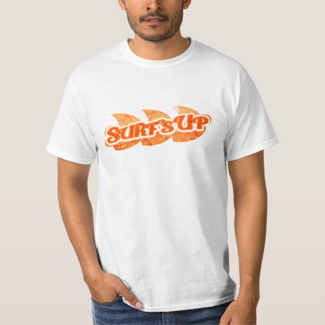 Der Brandung herauf die Leuchtorange der Männer T-Shirt (Vorderseite)