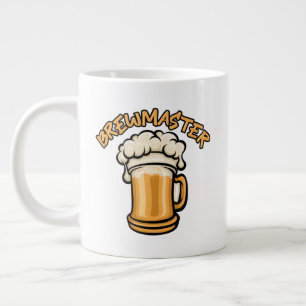 Der Braumeister braucht einen Bierkrug Jumbo-Tasse