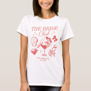 Der Brautclub Strandhochzeit Junggesellinnenabschi T-Shirt