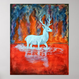 Der brennende See Poster