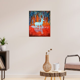 Der brennende See Poster