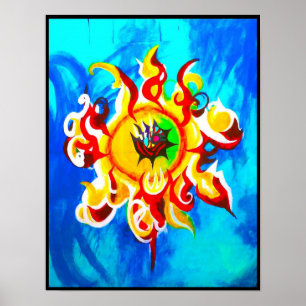 Der brennende Star Poster