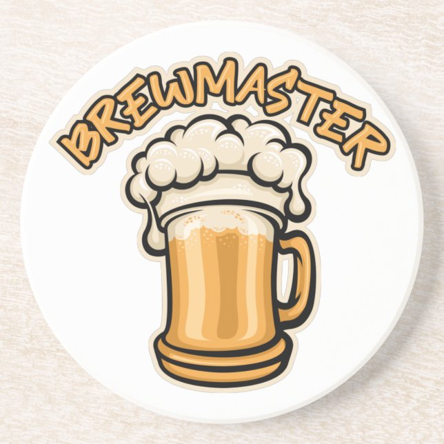 Der Brewmaster braucht eine Bier-Tasse Getränkeuntersetzer (Vorne)