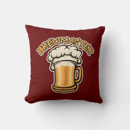 Der Brewmaster braucht eine Bier-Tasse Kissen