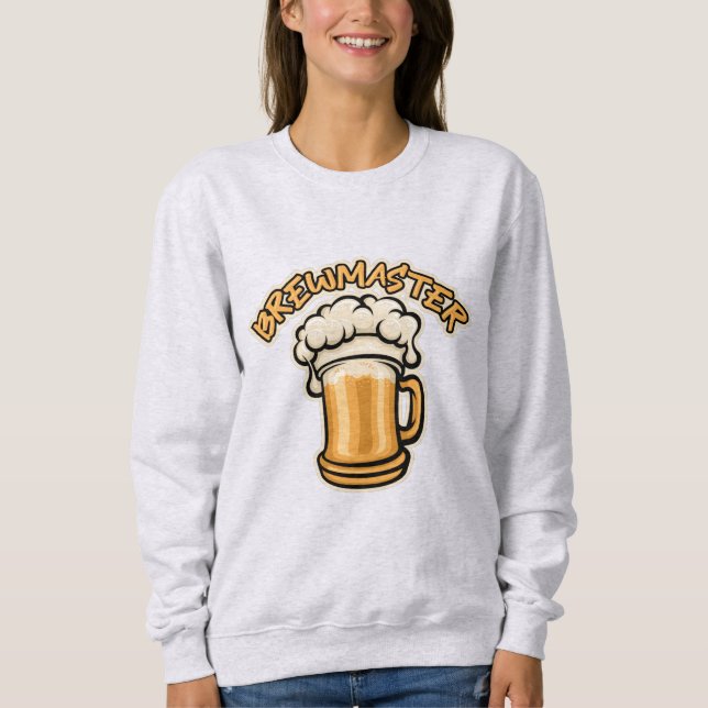 Der Brewmaster braucht eine Bier-Tasse Sweatshirt (Vorderseite)