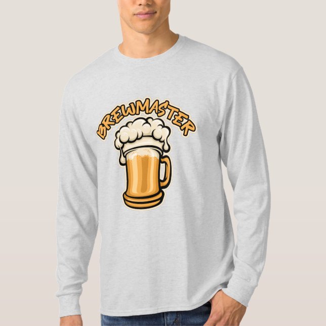 Der Brewmaster braucht eine Bier-Tasse T-Shirt (Vorderseite)