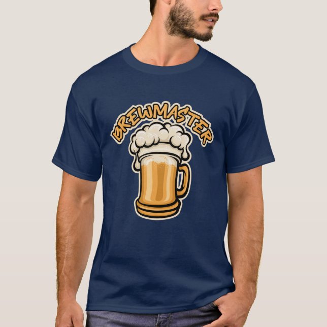 Der Brewmaster braucht eine Bier-Tasse T-Shirt (Vorderseite)