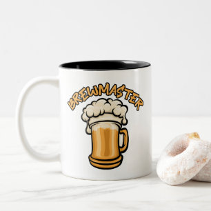 Der Brewmaster braucht eine Bier-Tasse Zweifarbige Tasse