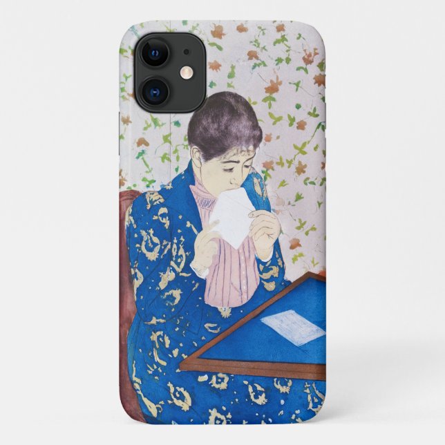 Der Brief, Mary Cassatt Case-Mate iPhone Hülle (Rückseite)