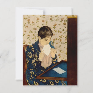 Der Brief von Mary Cassatt (ca. 1891) Einladung