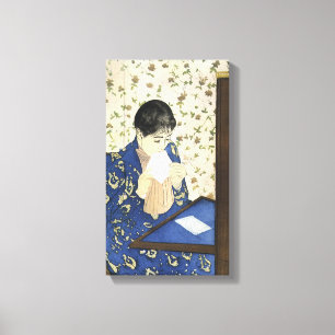 Der Brief von Mary Cassatt, Vintage Impressionismu Leinwanddruck
