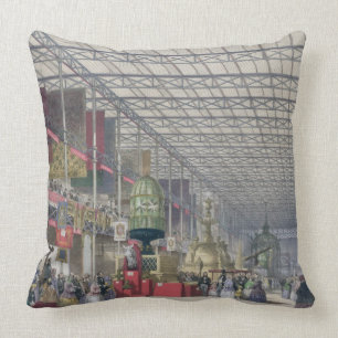 Der britische Nave der großen Ausstellung, 1851 Kissen