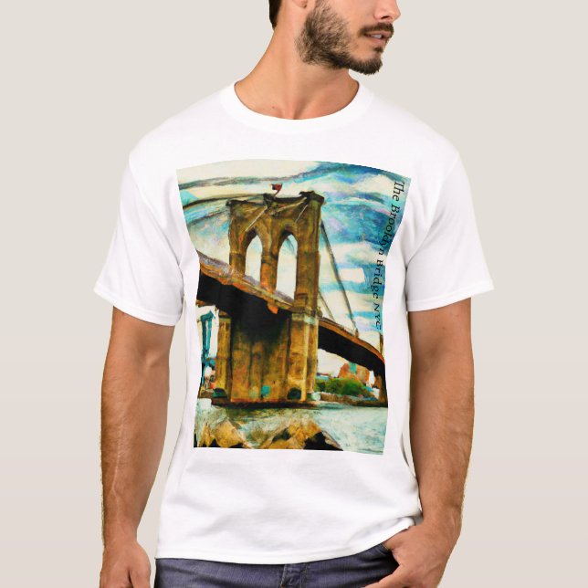 Der Brooklyn Bridge Basic-T - Shirt (Vorderseite)