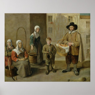 Der Brot-Verkäufer und die Wasserträger Poster
