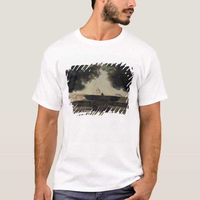 Der Brunnen der französischen Akademie in Rom T-Shirt (Vorderseite)