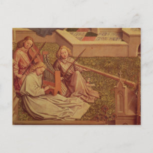 Der Brunnen der Gnade, das Detail des drei Engels Postkarte