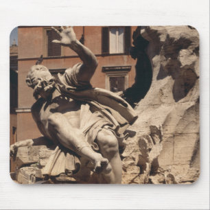 Der Brunnen der vier Flüsse Mousepad