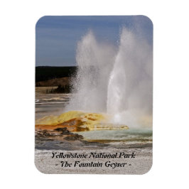 DER BRUNNEN-GEYSIR, YELLOWSTONE NATIONALPARK MAGNET