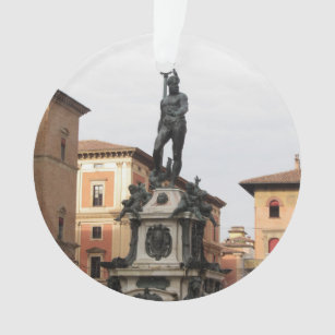 Der Brunnen von Neptun. Bologna, Italien Ornament