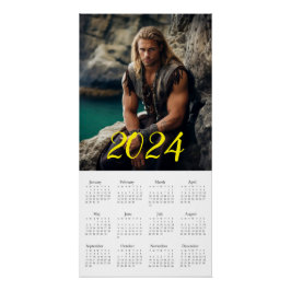 Der brutalste Macho 2024. Kalender Poster