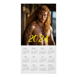 Der brutalste Macho 2024. Kalender Poster