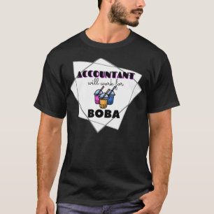 Der Buchhalter arbeitet für die Hufeisenfreundscha T-Shirt