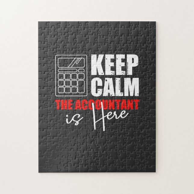 Der Buchhalter ist hier (Vertikal)