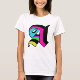 Der Buchstabe "A"-Hemd T-Shirt