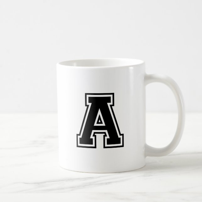 Der Buchstabe A, Kollegium Alphabet Kaffeetasse (Rechts)