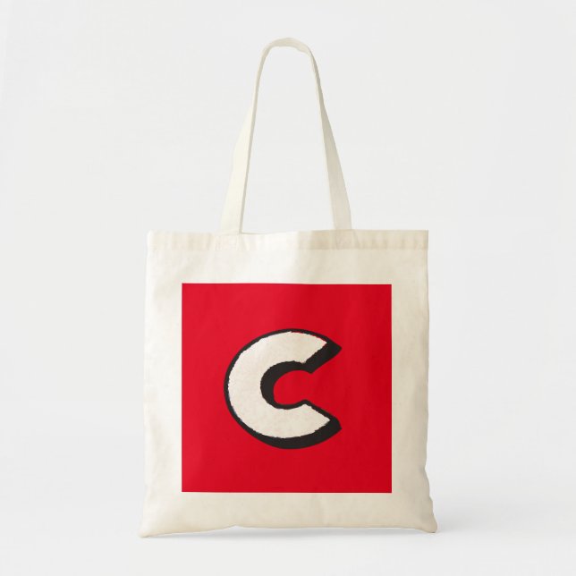 Der Buchstabe "c-Tasche" Tragetasche (Vorne)