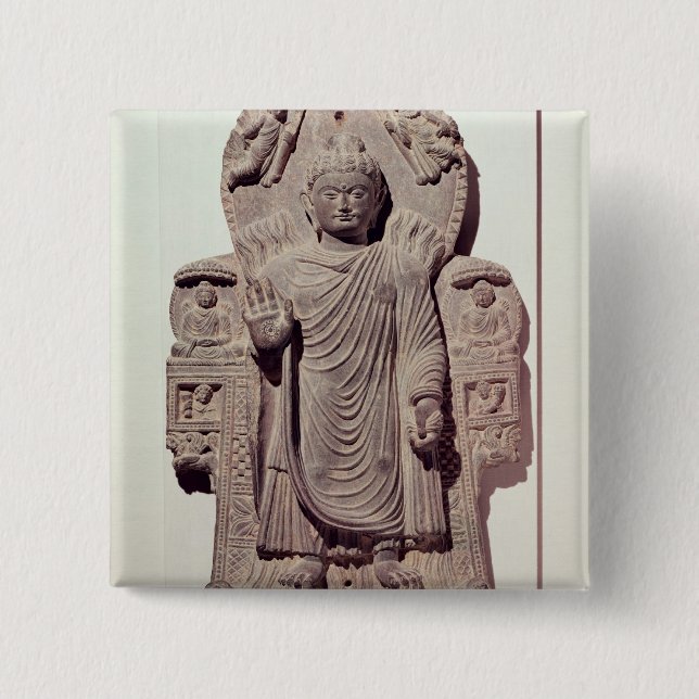 Der Buddha des großen Wunders Button (Vorderseite)
