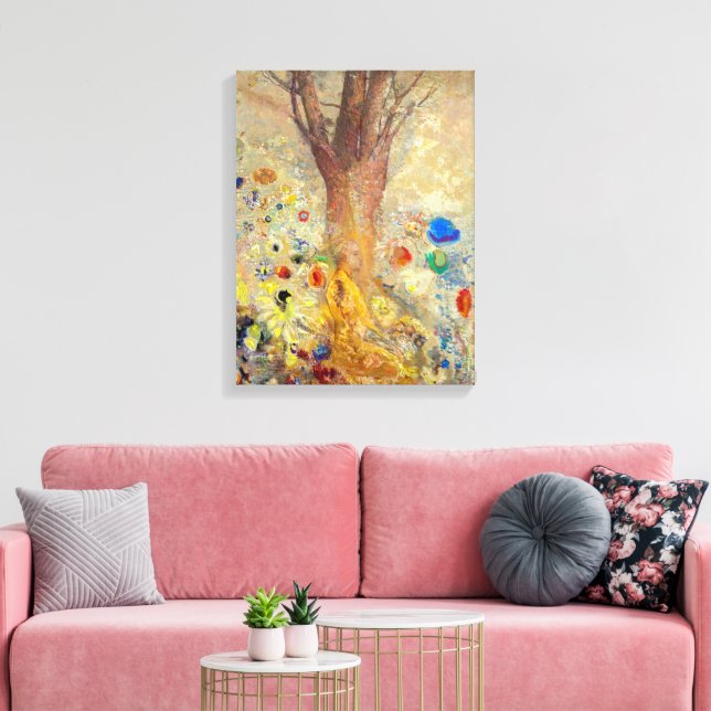 Der Buddha | Odilon Redon | Leinwanddruck (Insitu (Wohnzimmer))