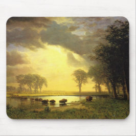 Der Buffalo-Pfad, Albert Bierstadt Mousepad