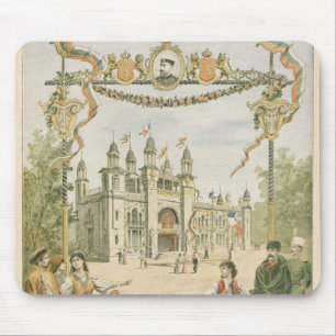 Der bulgarische Pavillon an dem universellen Mousepad