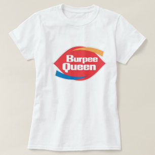 Der Burpee der Frauen Königin-" Fitness-Shirt T-Shirt
