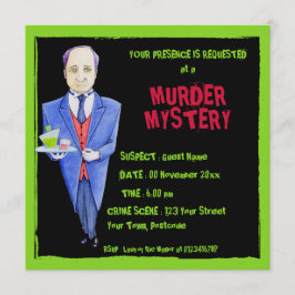 Der Butler 2 schwarze Mord Mystery Einladung