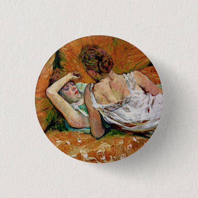 Der Button "Zwei Freunde" - Henri de Toulouse-Laut (Vorderseite)