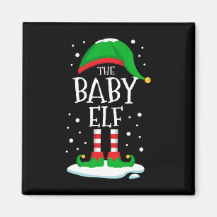 Der Byby Elf Frohe Weihnachten Familie passend Magnet