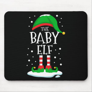 Der Byby Elf Frohe Weihnachten Familie Passend  Mousepad