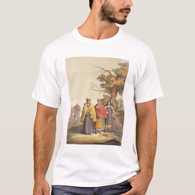 Der Caciche amerikanische Ureinwohner in den T-Shirt (Vorderseite)