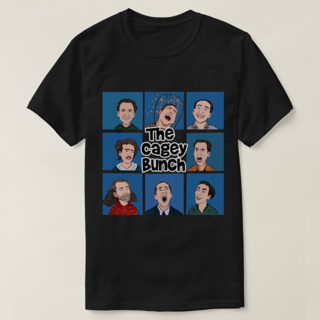 Der Cagey Bunch T-Shirt (Design vorne)