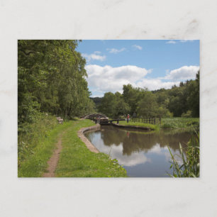 Der Caldon Canal Cheddleton Staffordshire Postkarte